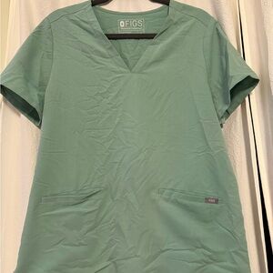 FIGS Women's Green scrub top